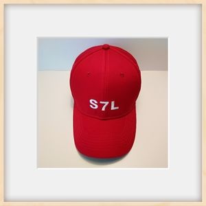 S7L Signature 7 Label cotton twill baseballcap/burgundy